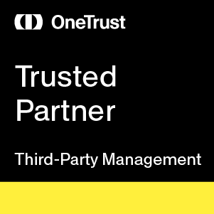 Badge reading OneTrust Trusted Partner: Third-Party Management