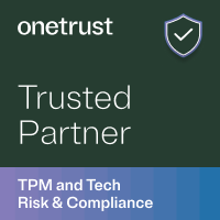 OneTrust Trusted Partner - TPM and Tech Risk and Compliance badge