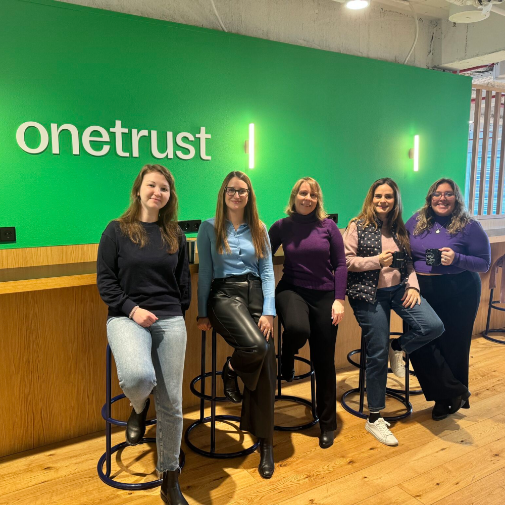 OneTrust colleagues celebrating International Women's Day
